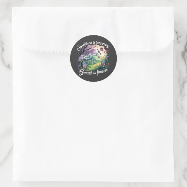 Redondo De Sombras ao Florescer – Adesivo de Transformação (Bolsa)