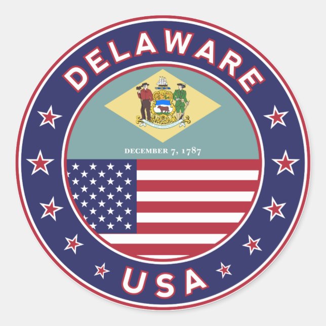 Redondo Delaware, t-shirt Delaware, adesivo Delaware (Frente)
