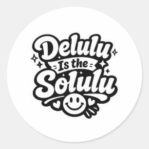 Redondo Delulu É o Solulu adesivo
