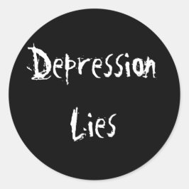 Redondo Depressão é um adesivo