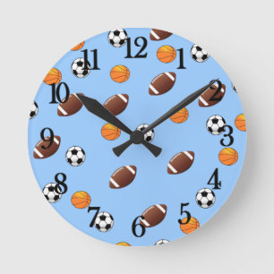 Redondo Design de Tema de Esporte Incrível - Relógio Redon