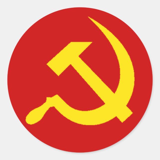 Redondo Doença e martelo adesivo (Frente)