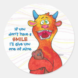 Redondo Dot Monster, adesivo