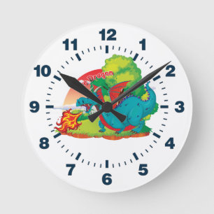 Redondo Dragão de Fogo do Relógio