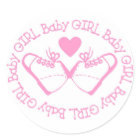 É um adesivo de menina