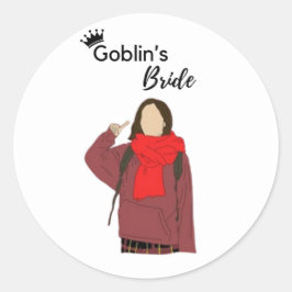 Redondo Encantando o adesivo nobre de Goblin
