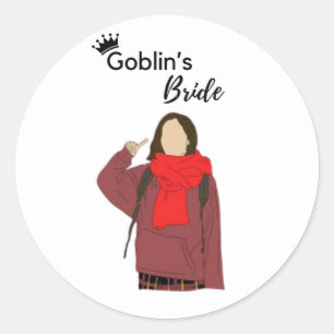 Redondo Encantando o adesivo nobre de Goblin