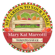 Enlatado do adesivo de Fazenda de jardim