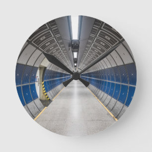 Redondo Espaço De Perspectiva Artística Como Relógio