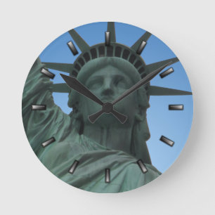 Redondo Estátua de Relógio da Liberdade em Nova Iorque