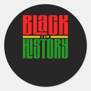 Redondo Eu sou um adesivo de história negra4