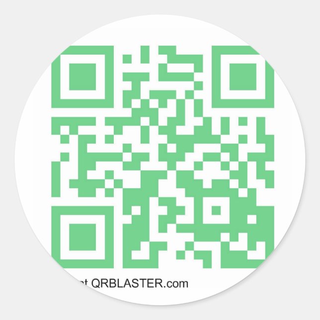 Redondo Exemplo de adesivo (Frente)