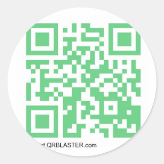 Redondo Exemplo de adesivo