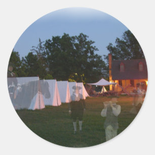 Redondo Fantasmas do adesivo da Revolução