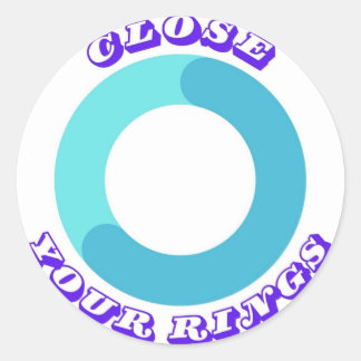 Redondo Fechar o adesivo