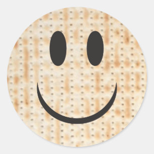 Redondo Feliz Matzah pela Passagem do Círculo do Adesivo