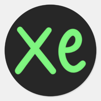 Redondo Folha do adesivo do Pronoun