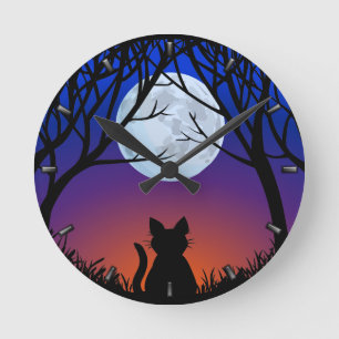 Redondo Gato Gordo Relógio Gato Gato Gato Gato Gato Vesti