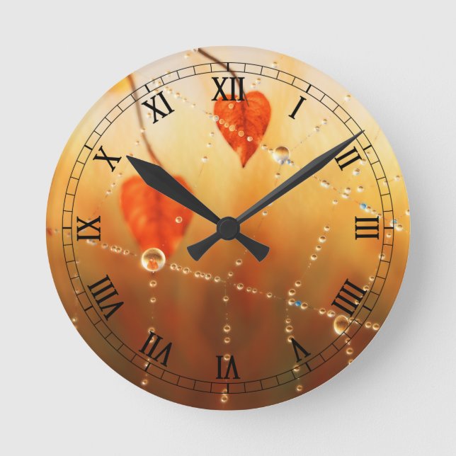Redondo Gemas de um Relógio da Manhã de outono (Frente)