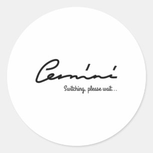 Redondo Gemini Quirky Tee. Adesivo