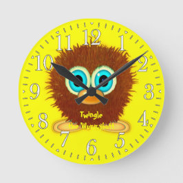 Redondo Gire o relógio de animação divertida das crianças