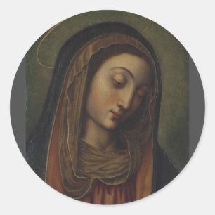 Redondo glória para a rainha do adesivo do céu