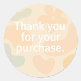 Redondo Hank You Sticker | Adesivo de encapsulamento para 