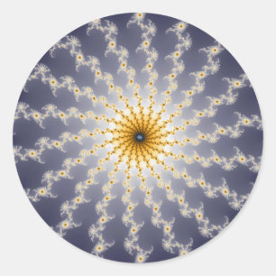 Redondo Hiperspace - Adesivo Fractal