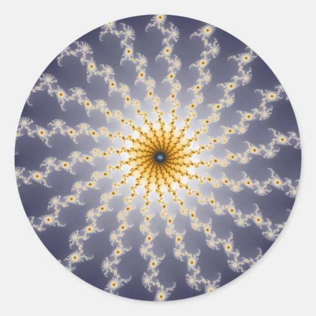 Redondo Hiperspace - Adesivo Fractal (Frente)