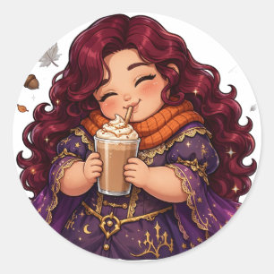 Redondo HVU Temporada Assustadora - Dia 6: Adesivo de Café