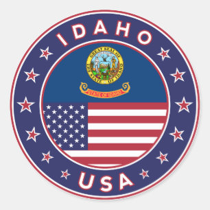 Redondo Idaho, Estados Unidos, adesivo de Idaho