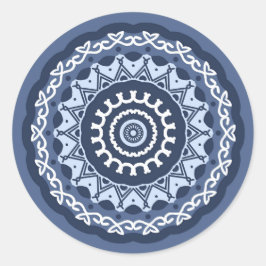 Redondo Intrair o adesivo de Design Mandala