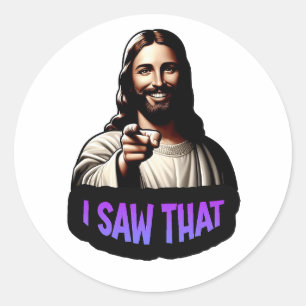 Redondo Jesus - Eu Vi Isso! - decalque do vinil adesivo