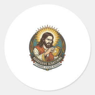 Redondo Jesus Irritante Resíduo de Papel de Adesivo Descol