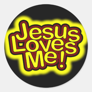 Redondo Jesus Me Ama! Adesivo