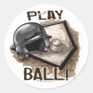 Redondo Jogue Ball! Adesivo