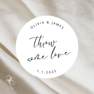 Redondo Jogue um adesivo de amor