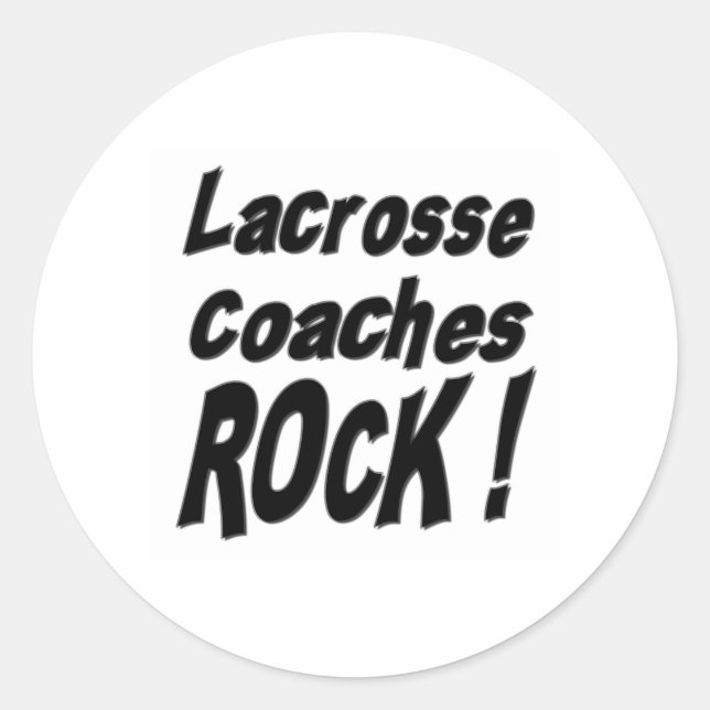 Redondo Lacrosse Coaches Rock! Adesivo (Frente)