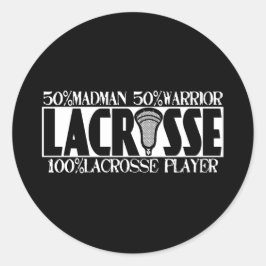 Redondo Lacrosse Um Adesivo De 100%