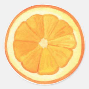 Redondo Laranja - Adesivo