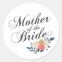 Mãe da Noiva Casamento | Selo de Adesivo