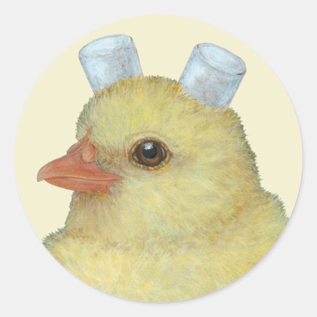 Redondo Mimi, o adesivo de pio-marshmallow (Frente)