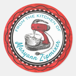 Redondo Misturador retrorreflector da cozinha do adesivo