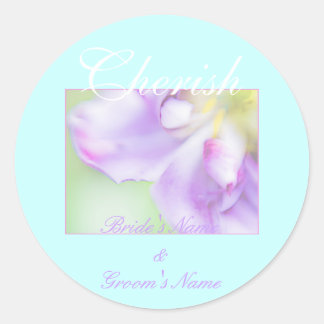Redondo Modelo do adesivo de envelope Cherish