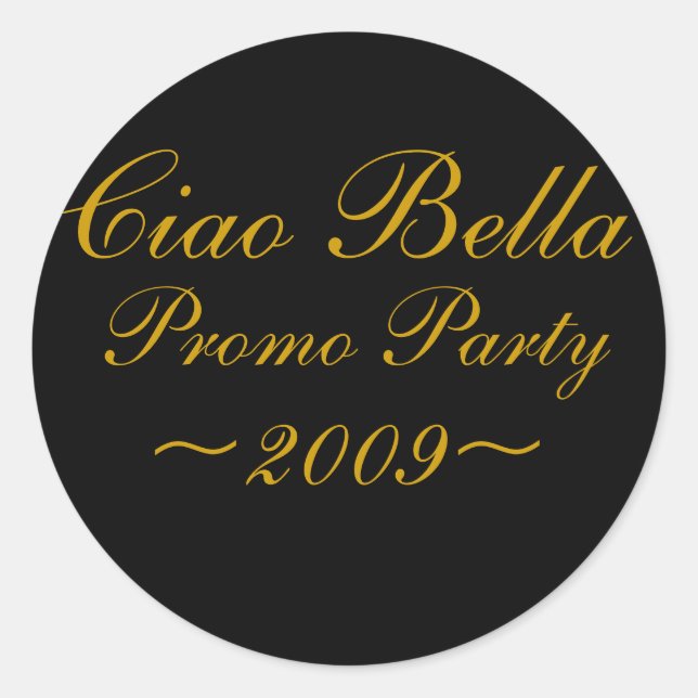 Redondo Modelo do adesivo de preenchimento (Frente)