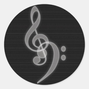 Redondo Música - Tremor e Limpeza de Bass - Adesivo Redond