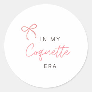 Redondo No meu adesivo ✨ Coquette Era