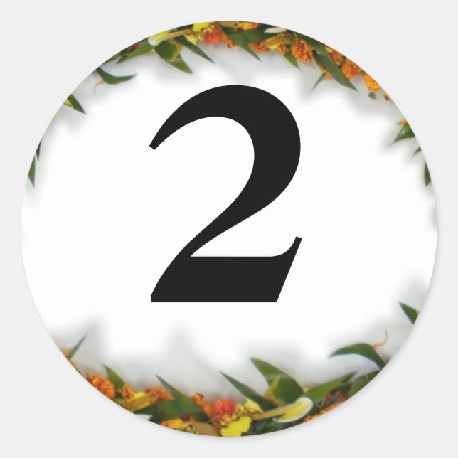 Redondo Número 2 do adesivo da Lei Havaiana (Frente)