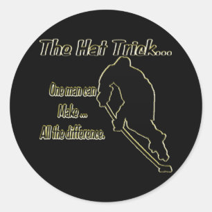 Redondo O adesivo de truque de chapéu