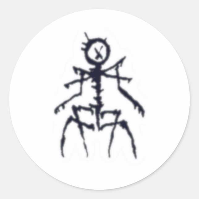 Redondo O adesivo "Nada" (Frente)